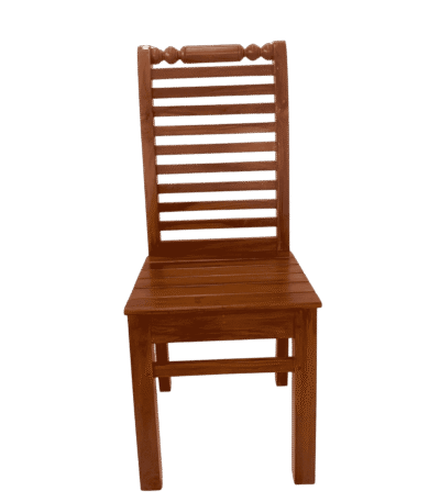 Handcrafted Chapathi Teak Palaka Dining Chair ideal for Kerala-style dining interiors
