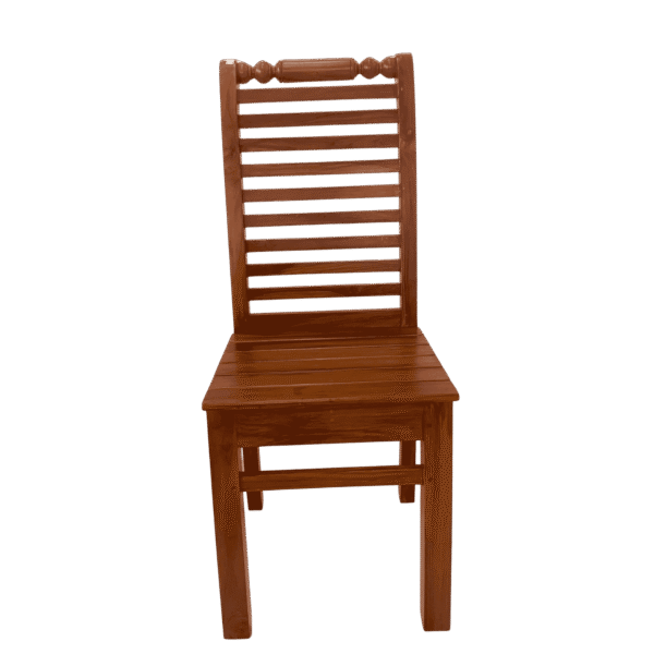 Handcrafted Chapathi Teak Palaka Dining Chair ideal for Kerala-style dining interiors
