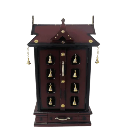 8 Bell Ambalam with eight hanging bells creating a serene devotional sound