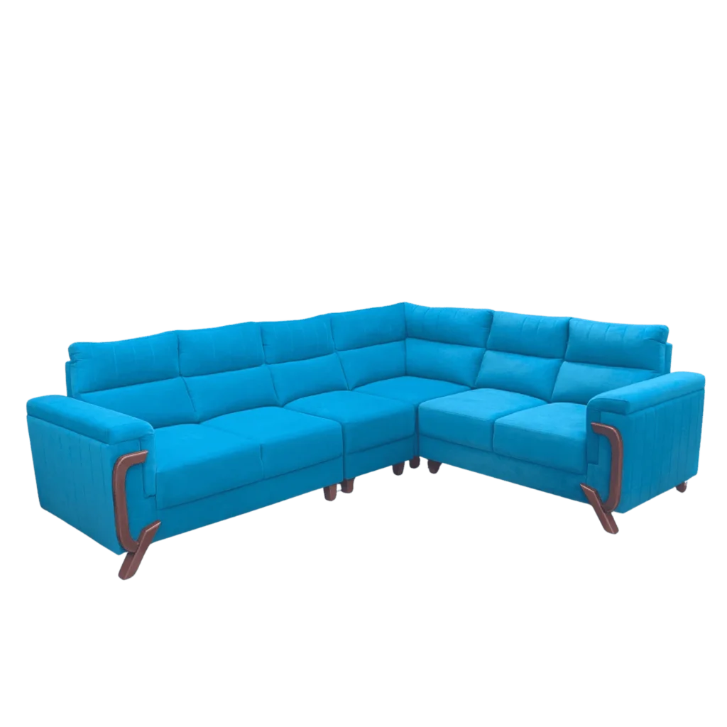 Gua Full Cover Corner Sofa Set 2+2+1 for modern and stylish living room seating