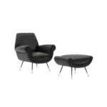 Aero Full Cover Sitout Chair with Ottoman suited for villas, apartments, and modern sitouts