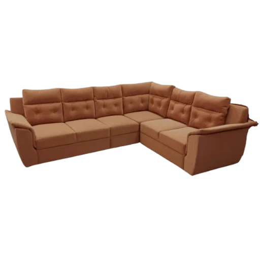 Twin Spot Full Cover Corner Sofa Set 2+2+1