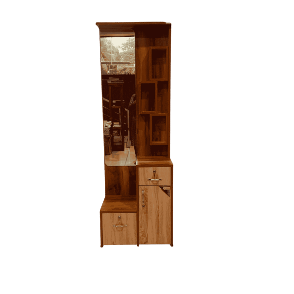 Square Boxes Particle Board Dressing Table designed to keep the bedroom clutter-free