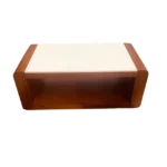 Rectangle Mahogany HDF Marble Top Teapoy