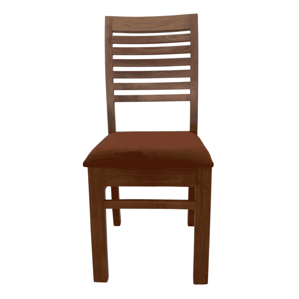 Stylish Horizon Teak Cushion Dining Chair with clean horizon-inspired design