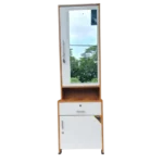 Compact White Particle Board Dressing Table designed to keep the bedroom clutter-free