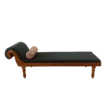 Ottathala Teak Adippadi Diwan Cot adds a soft, sophisticated touch to living interiors