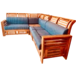 Vilangan Teak Corner Sofa Set 2+2+1