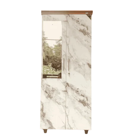 Compact 2 Door Particle Board Almirah suitable for organized home living