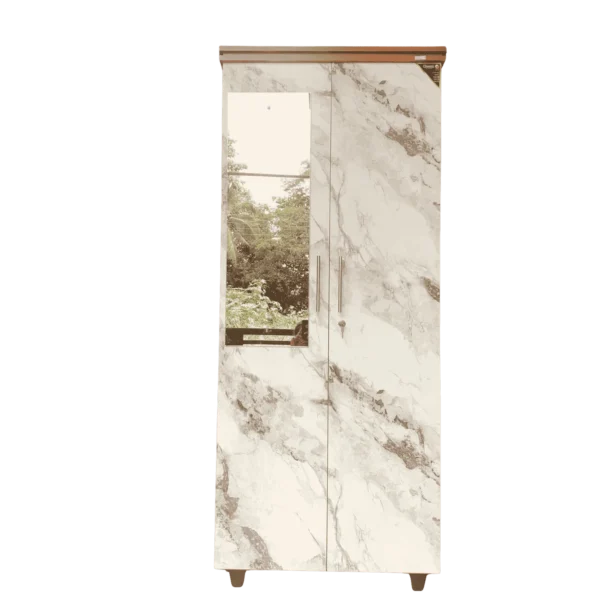 Compact 2 Door Particle Board Almirah suitable for organized home living