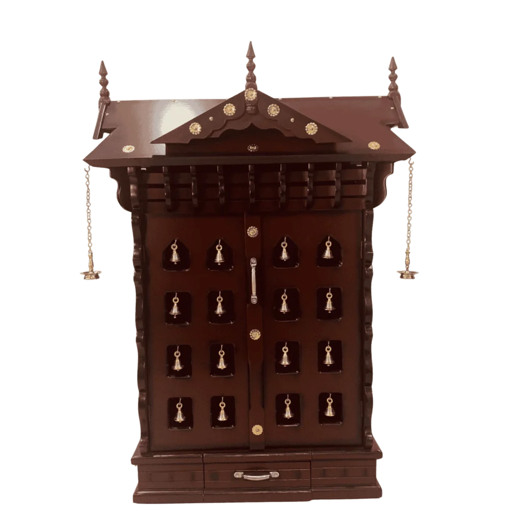 16 Bell Vadakkumnathan Ambalam traditional Kerala-style home temple for spiritual décor
