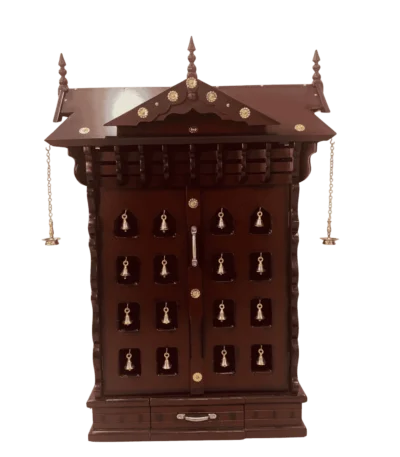 16 Bell Vadakkumnathan Ambalam traditional Kerala-style home temple for spiritual décor