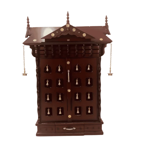 16 Bell Vadakkumnathan Ambalam traditional Kerala-style home temple for spiritual décor