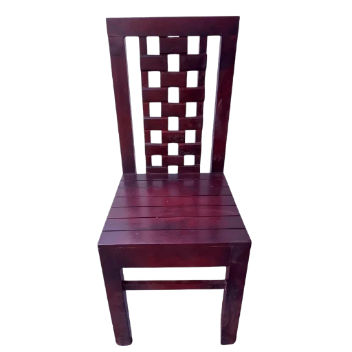 Biscuit Katta Acacia Palaka Veeti Stain Dining Chair for traditional and modern dining spaces