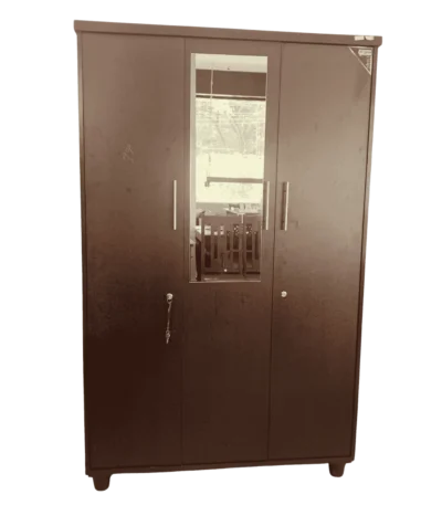 3 Door Particle Board Almirah perfect for families and shared bedrooms