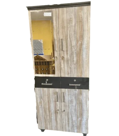 2 Door Particle Board Almirah designed for modern bedroom interiors
