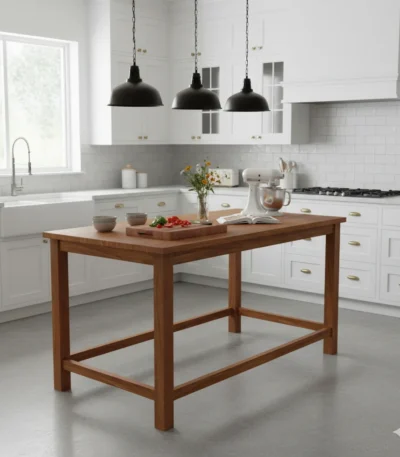 Multipurpose Teak Table 31×60×24