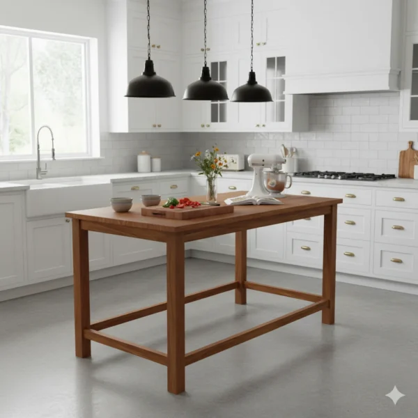 Multipurpose Teak Table 31×60×24