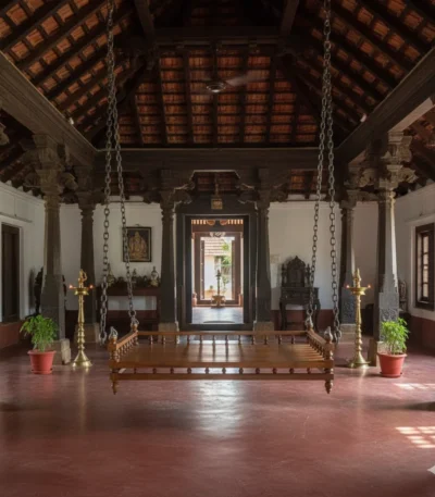 Basket Teak Swing 4X2