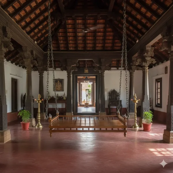 Basket Teak Swing 4X2