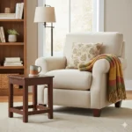 Wooden square manchiyam stool for traditional home interior use