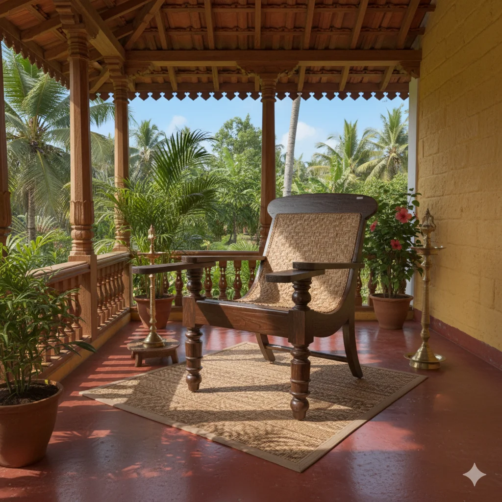 Devasuram Lounge Chair Veeti for comfortable indoor relaxation