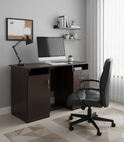 Classic Particle Board Computer Table for work from home setup