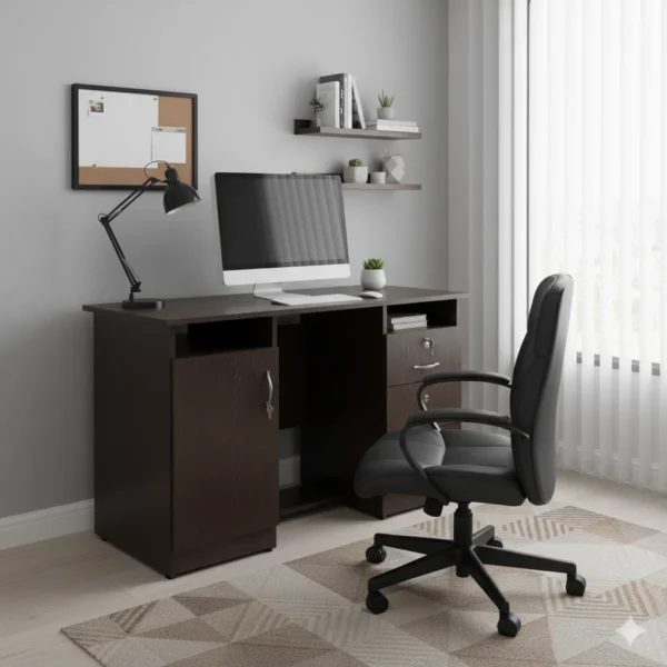 Classic Particle Board Computer Table for work from home setup