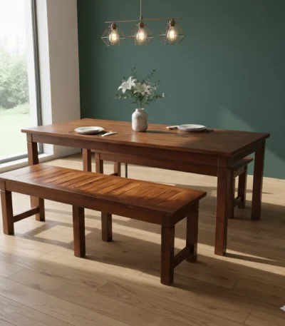 Reeper Bare Teak Dinning Bench 5×3