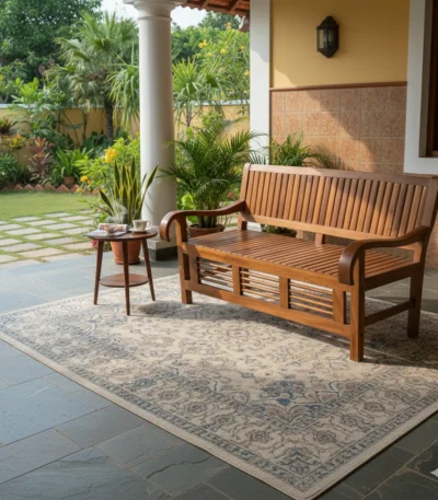 CraftLeg Teak Bench 3 Seater