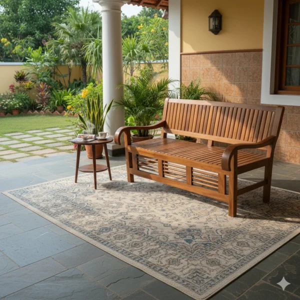 CraftLeg Teak Bench 3 Seater