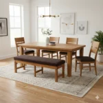 Cushioned Teak Dinning Bench 6×3