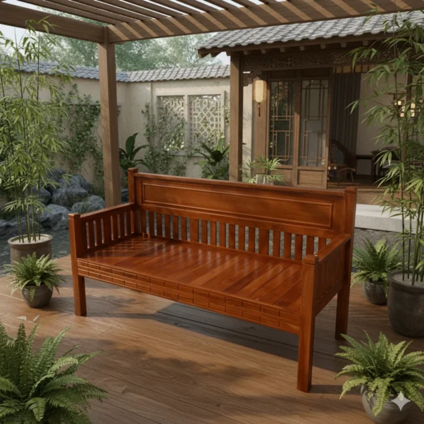 Platinum Teak Bench 3 Seater