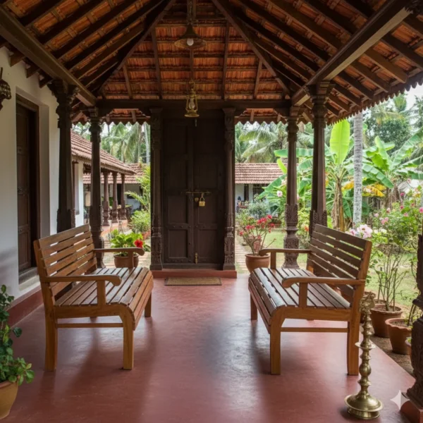 Bend Manchiyam Bench 3 Seater