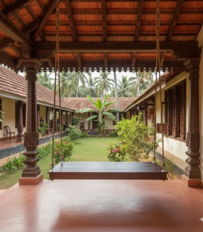 Reeper With Base Teak Swing 5X2