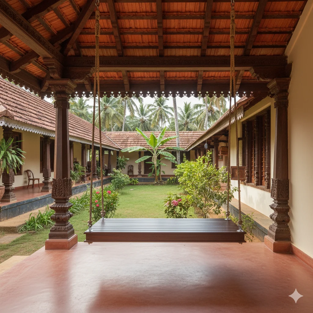 Reeper With Base Teak Swing 5X2