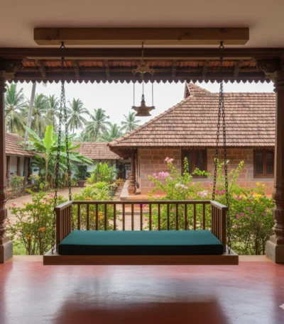 Kolu Teak Swing with Cushion 5x2