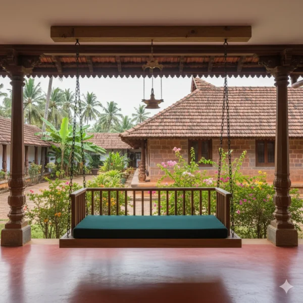 Kolu Teak Swing with Cushion 5x2