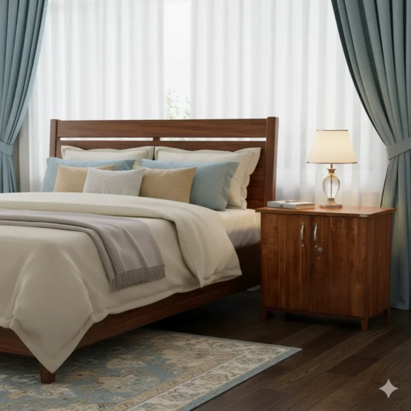 Particle Board Side Table 24×24×12