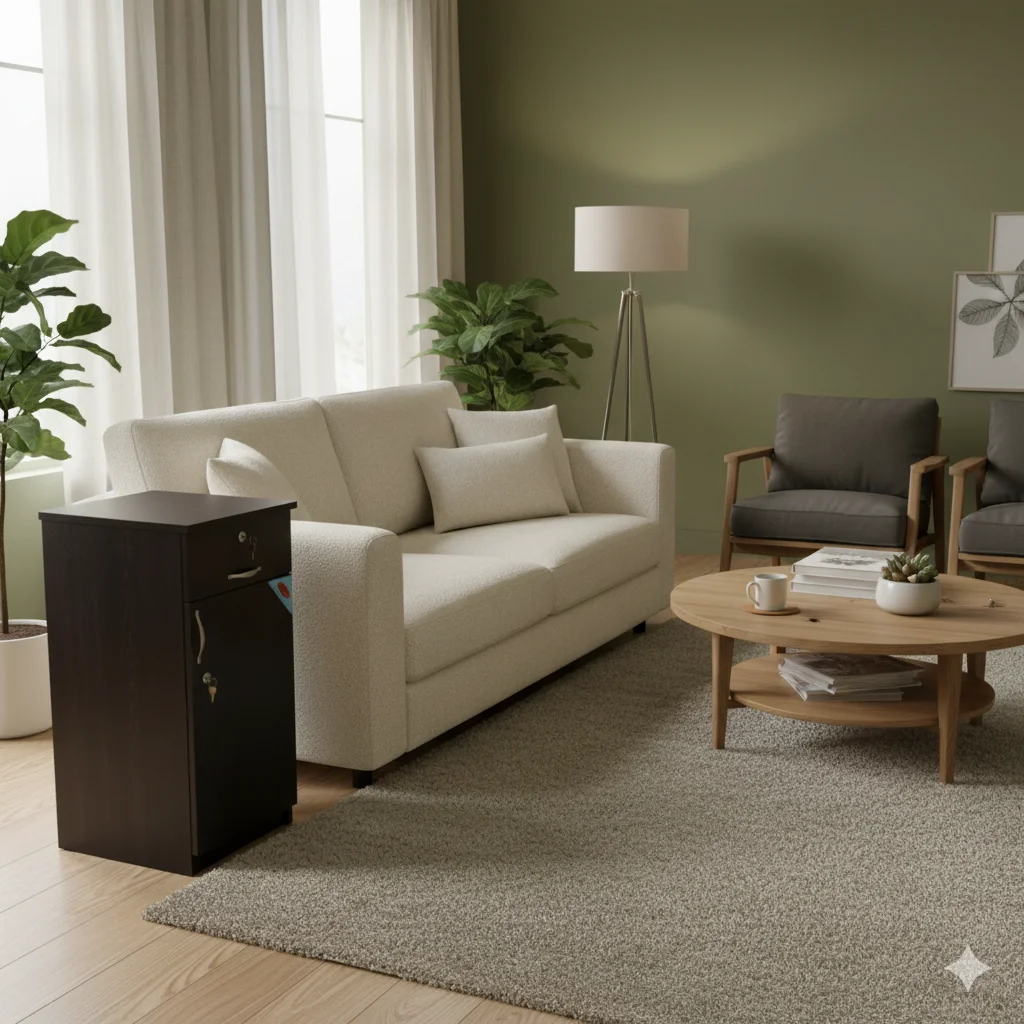 Particle Board Side Table 30×16×16