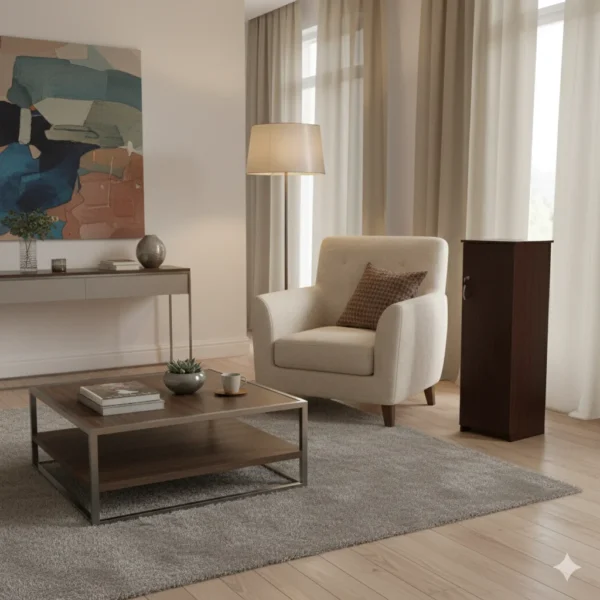 Particle Board Side Table 60×18×16