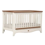 Fancy Teak Crib compact design for safe and comfortable sleeping