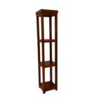 4 Tier Acacia Corner Stand
