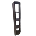 5 tier particle board corner stand for living room, bedroom, and hallway storage