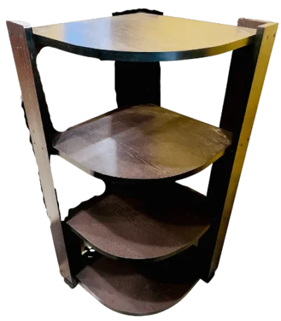 4 Tier Particle Board Corner Stand