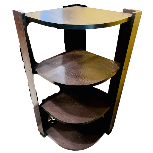 4 Tier Particle Board Corner Stand