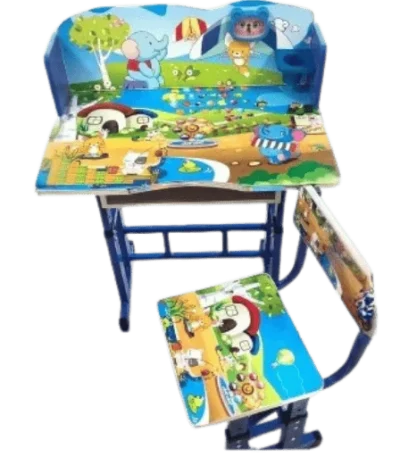 Fancy Particle Board Kids Study Table Set