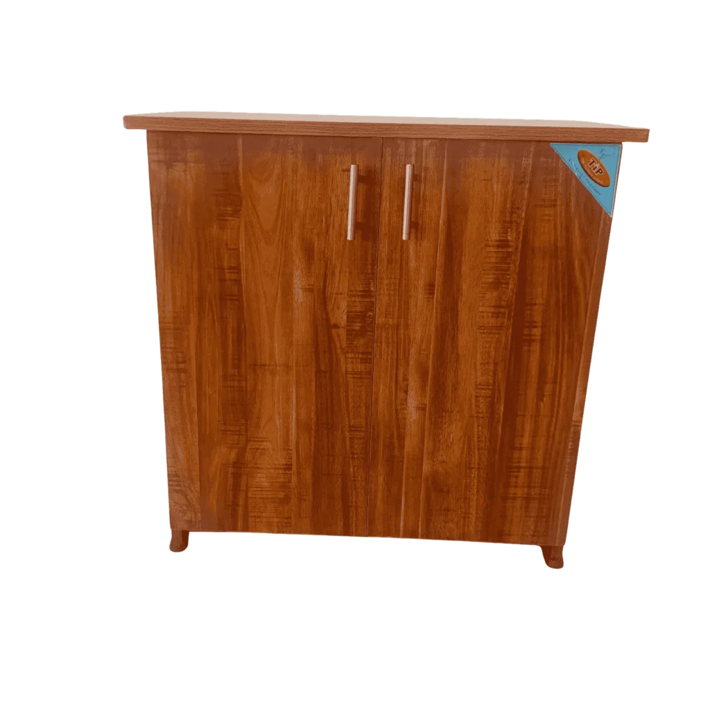 Closed 2 Door Particle Board Shoe Stand