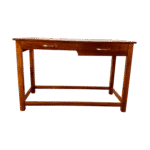 Slimline Teak Table with Drawers 48x24x32