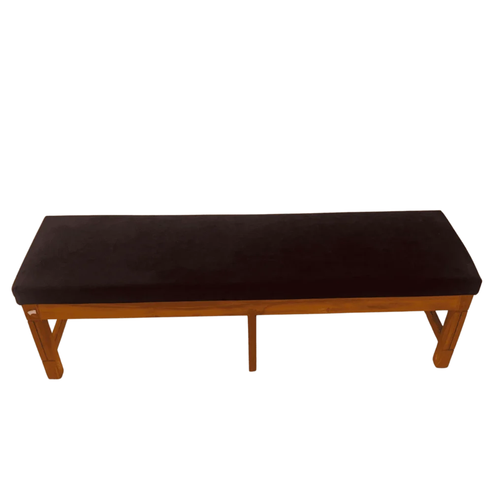 Cushioned Teak Dinning Bench 6×3